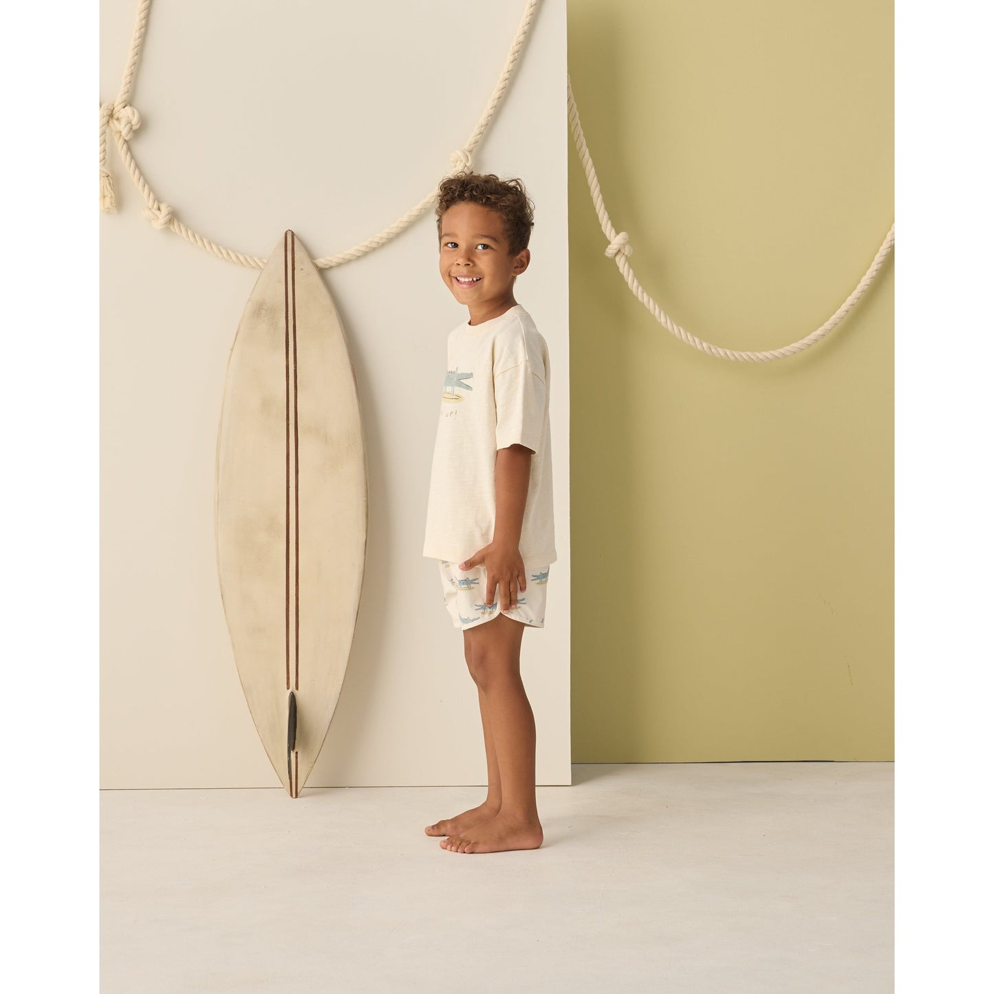 Relaxed Tee Alligator - Rylee + Cru | Kids Clothes | Trendy Baby Clothes | Modern Infant Outfits |