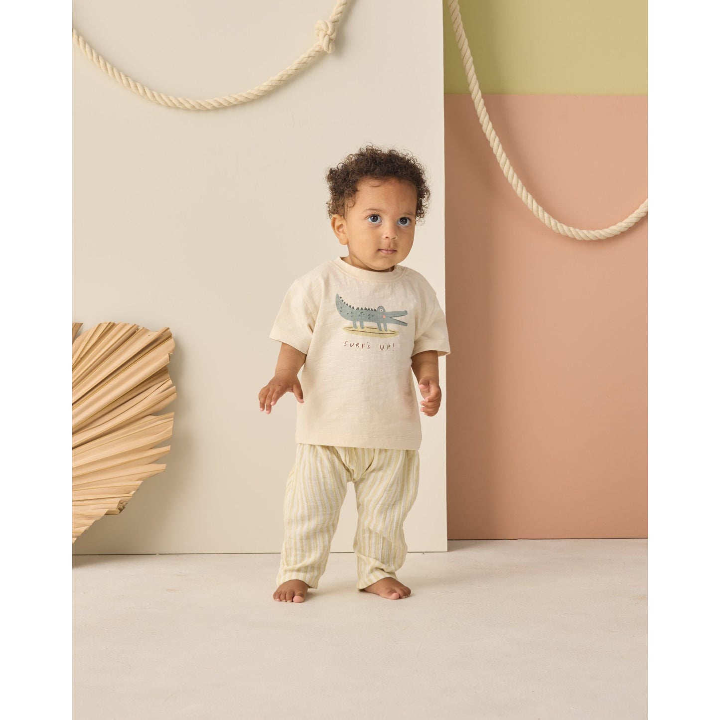 Relaxed Tee Alligator - Rylee + Cru | Kids Clothes | Trendy Baby Clothes | Modern Infant Outfits |