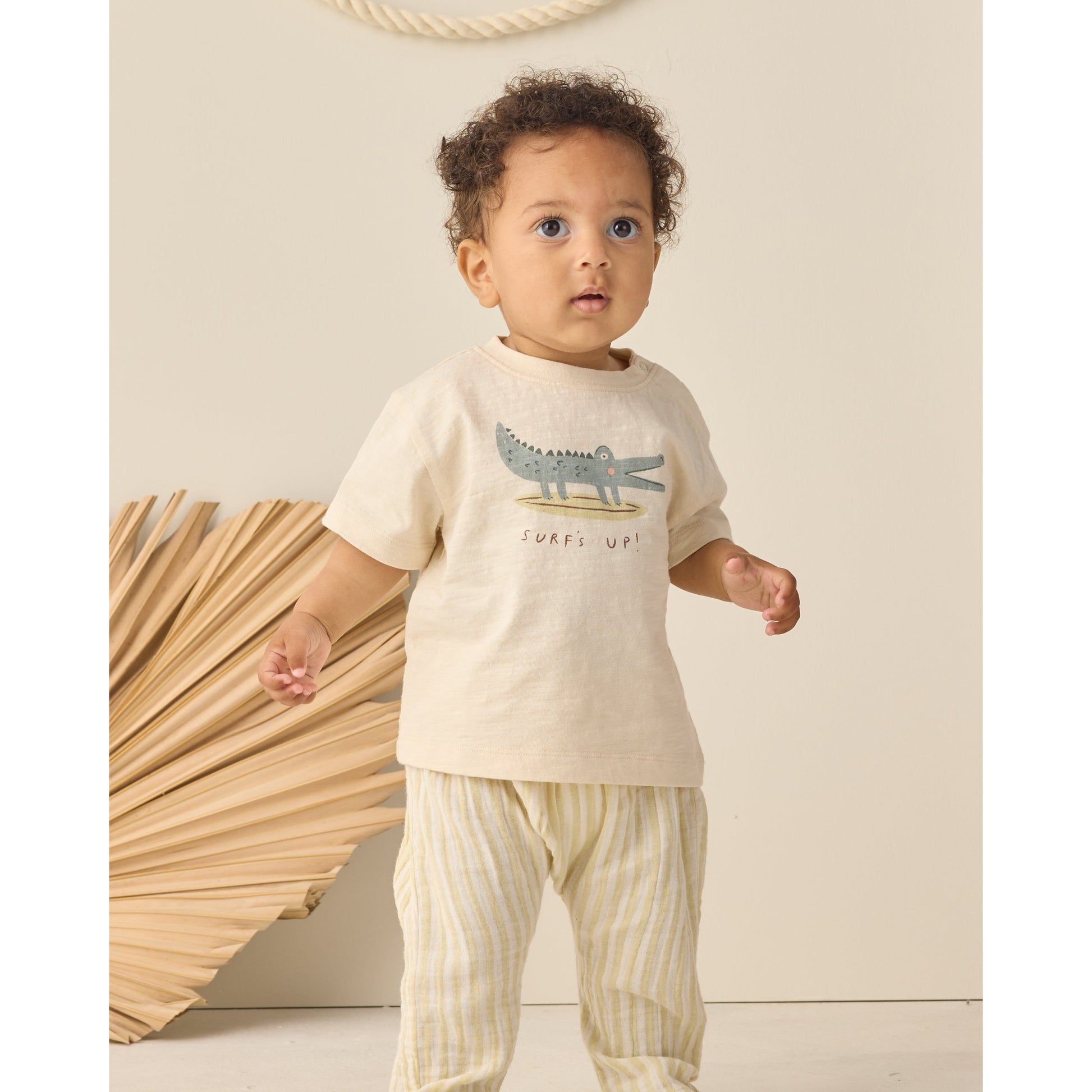 Relaxed Tee Alligator - Rylee + Cru | Kids Clothes | Trendy Baby Clothes | Modern Infant Outfits |