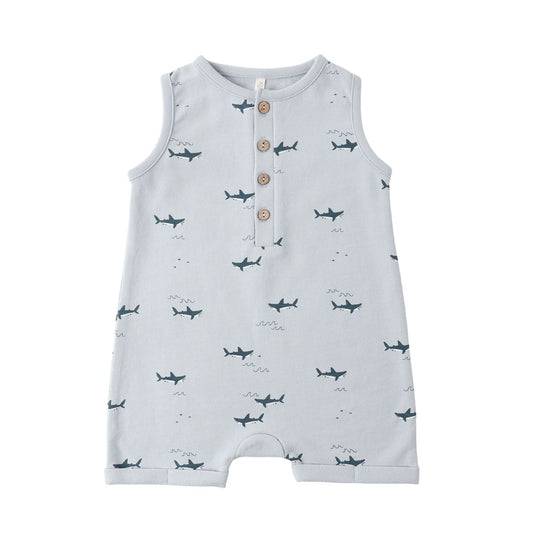 Davis Romper || Sharks