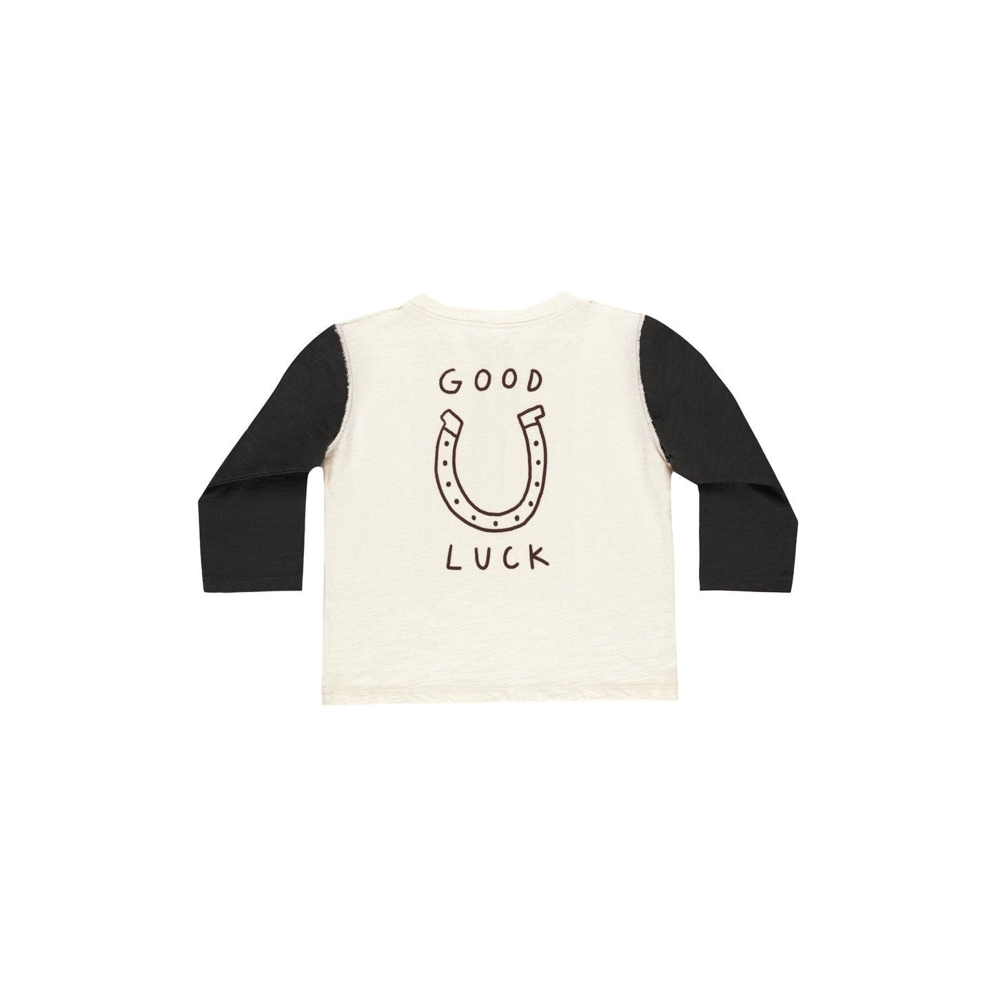 Henley Long Sleeve Tee || Good Luck