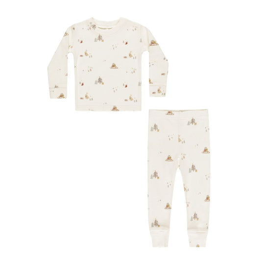 Organic Long Sleeve Pajama Set || Presents