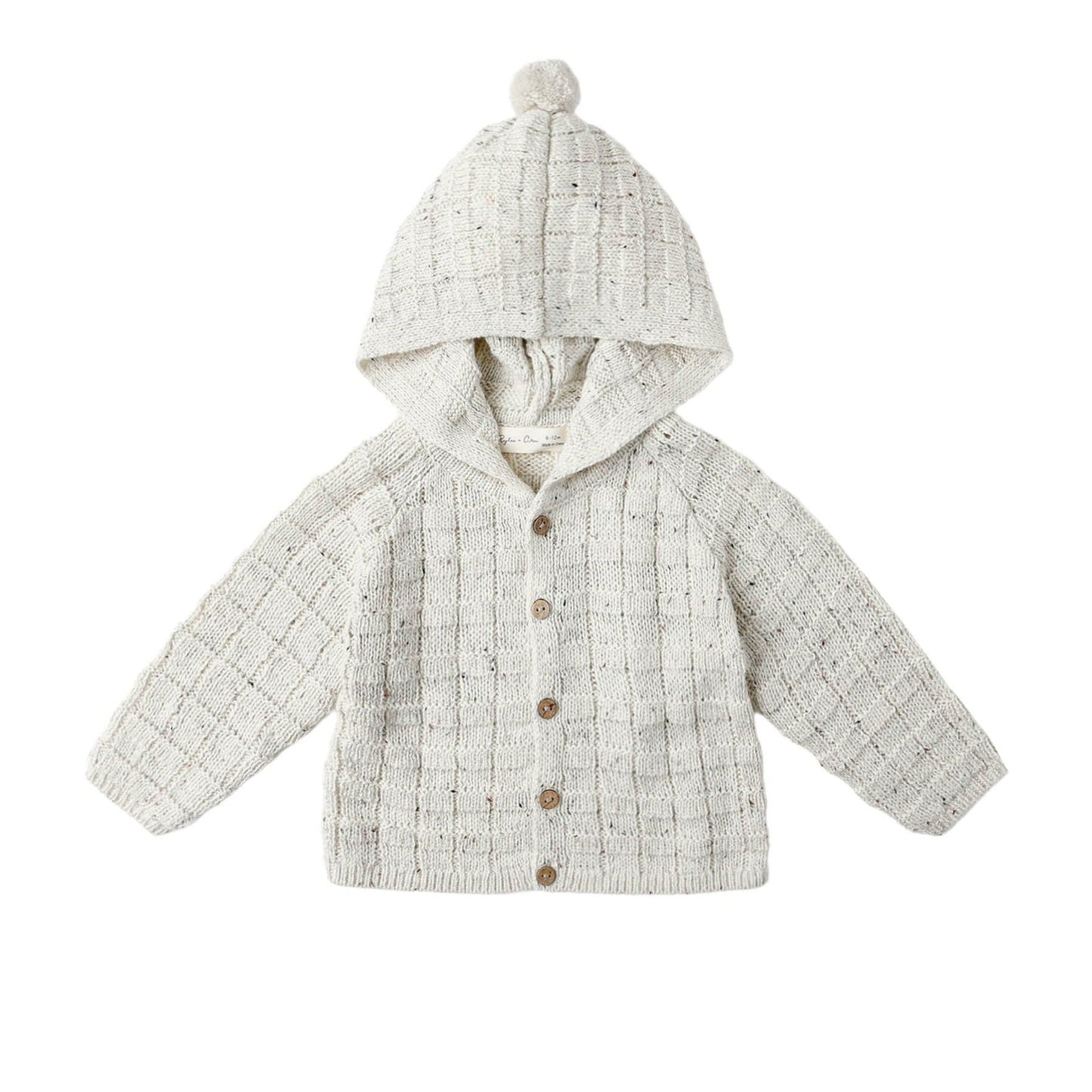 Tassel Cardigan || Oatmeal Speckle