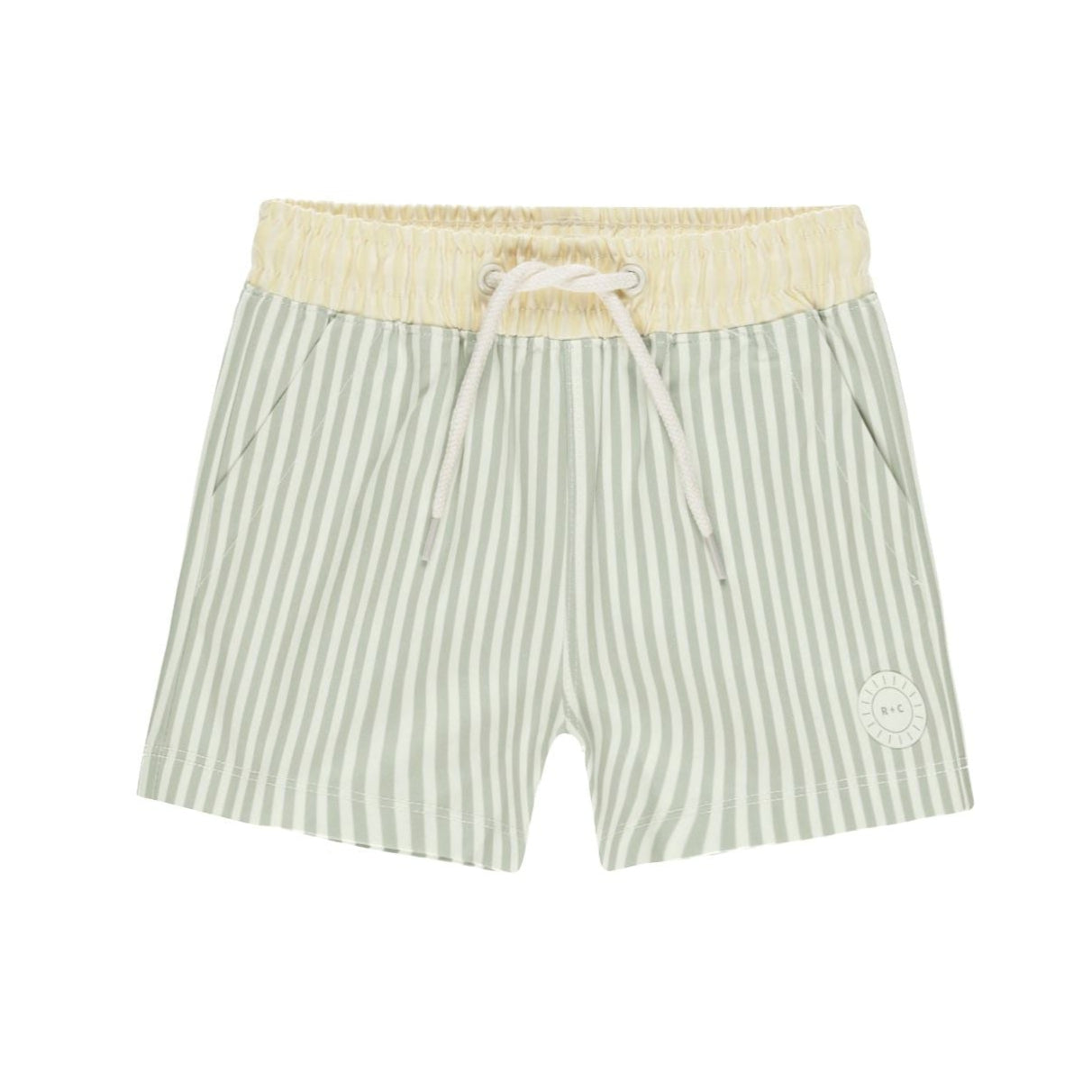 Boardshort || Sage Stripe