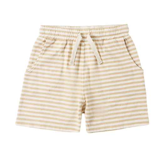 Sam Short || Butterscotch Stripe