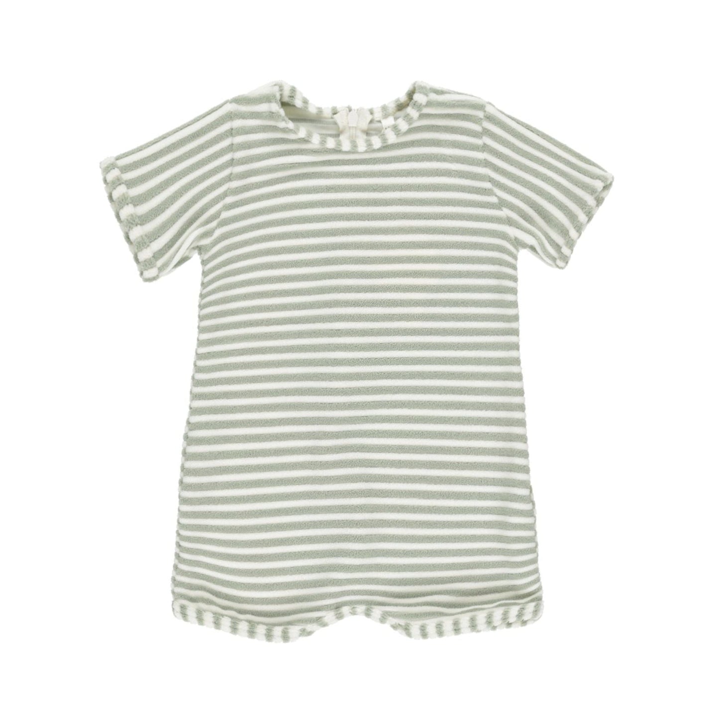 Shorty One-Piece || Sage Stripe