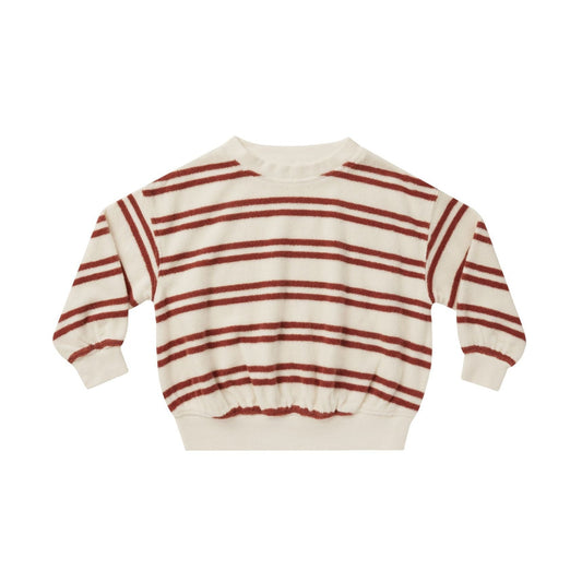 sweatshirt || red stripe