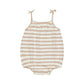 Nala Romper || Grapefruit Stripe