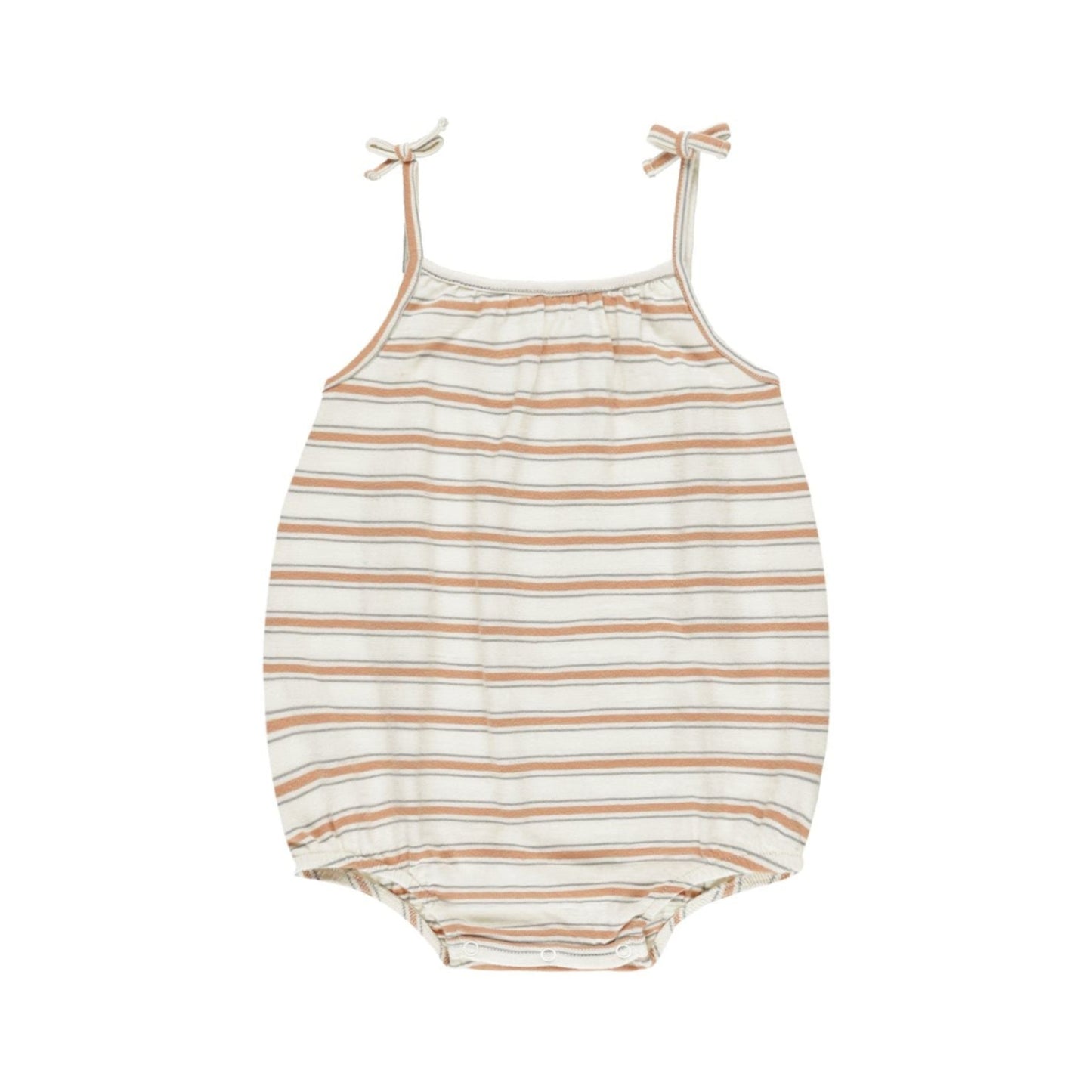 Nala Romper || Grapefruit Stripe