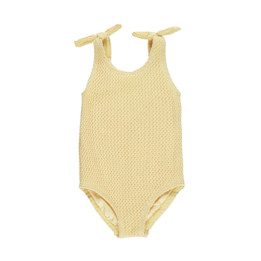 Millie One-Piece || Yellow Crochet