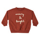 Relaxed Sweatshirt || Merry & Bright