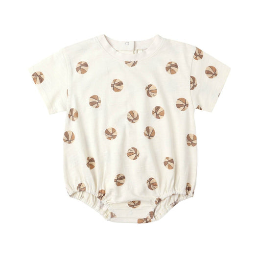 Relaxed Bubble Romper || Basketball