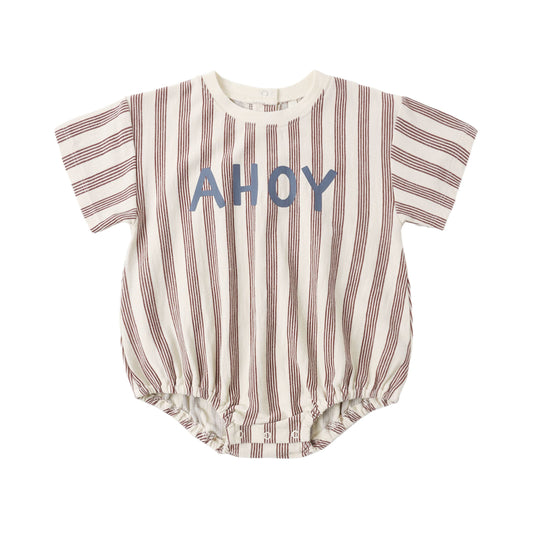 Relaxed Bubble Romper || Ahoy