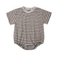 Relaxed Bubble Romper || Vintage Stripe