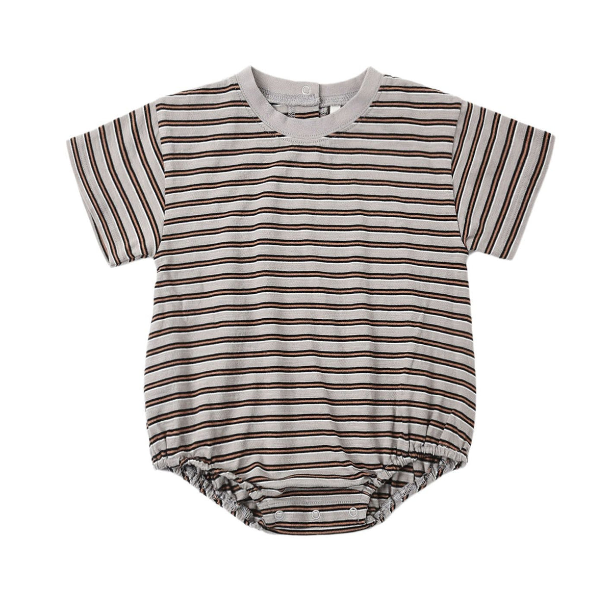 Relaxed Bubble Romper || Vintage Stripe