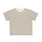 Relaxed Tee || Blue Vintage Stripe