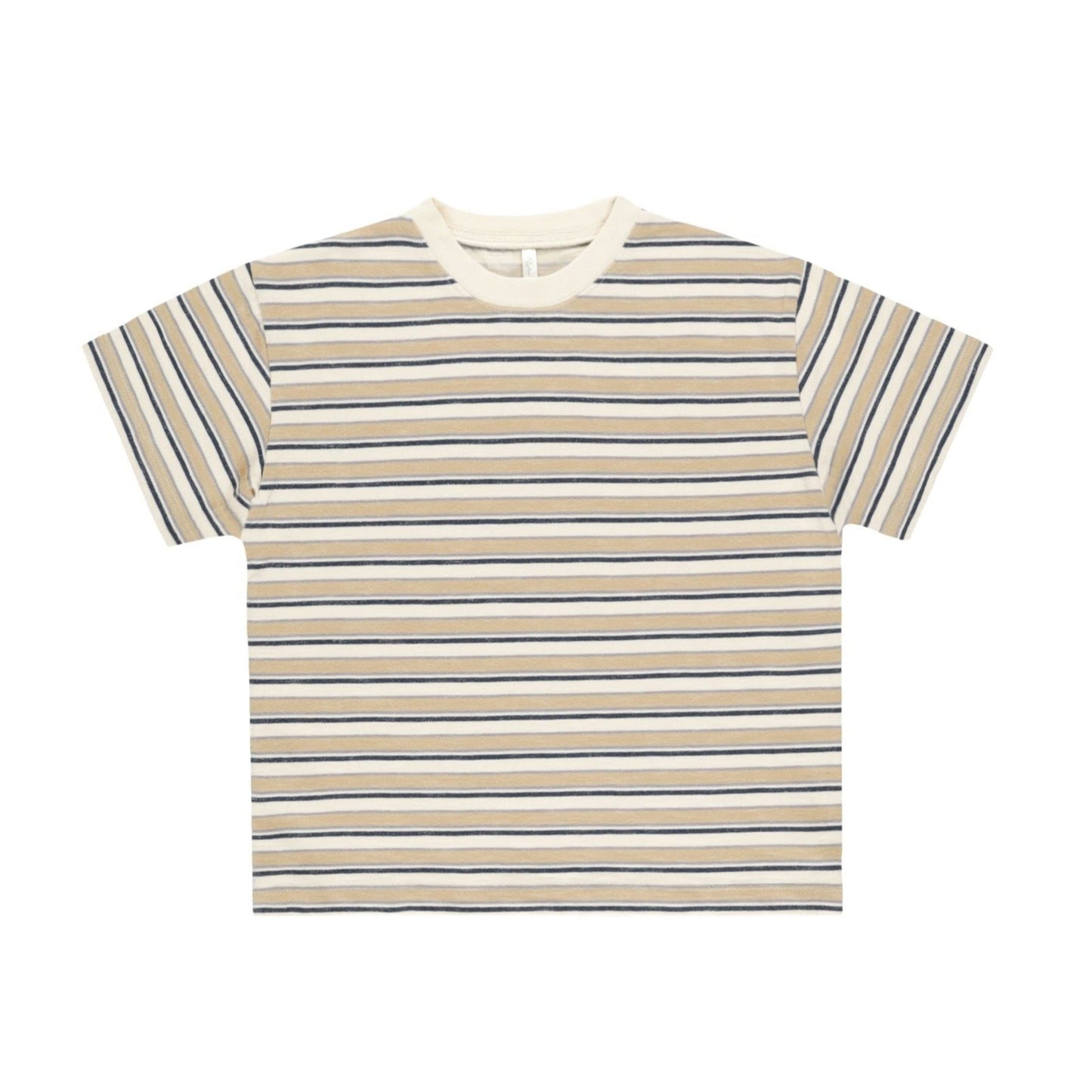 Relaxed Tee || Blue Vintage Stripe