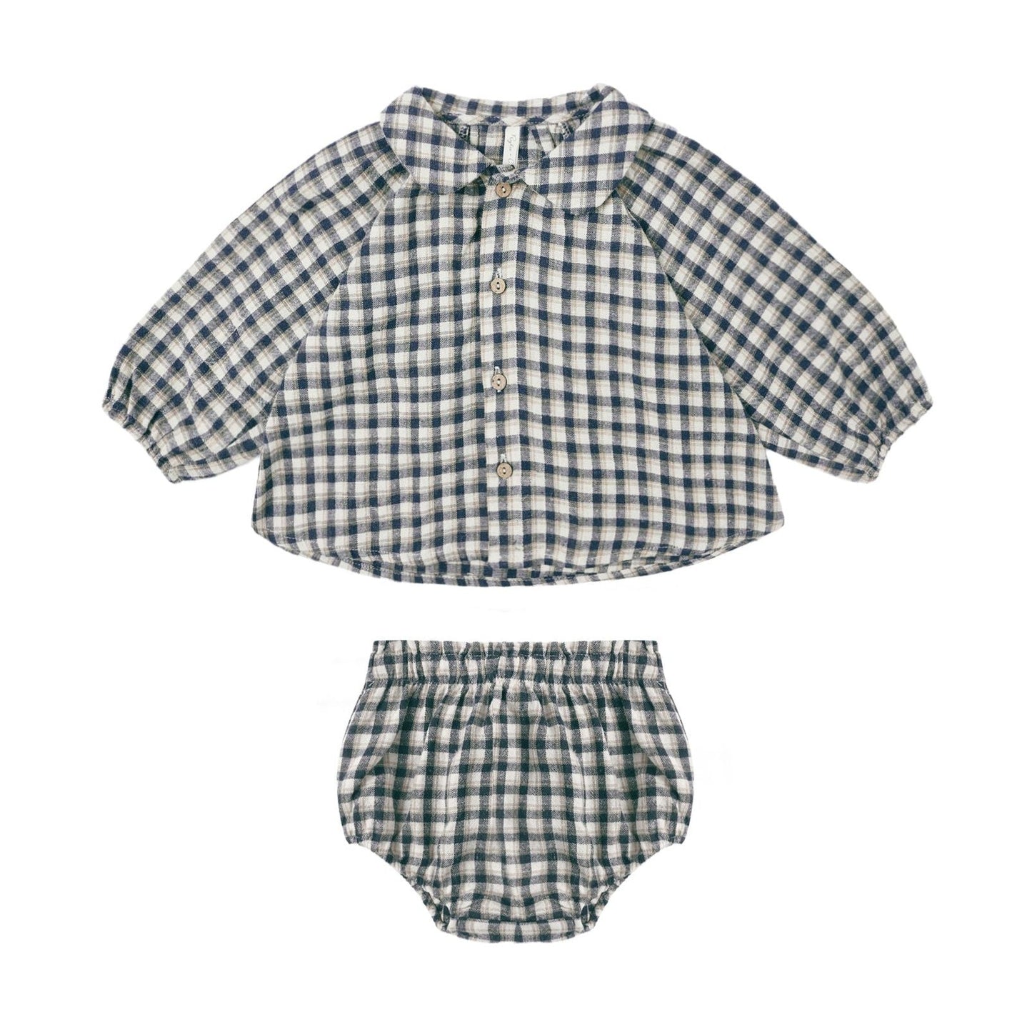 Nellie Set || Navy Check