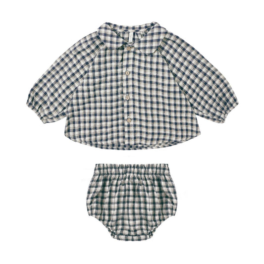 Nellie Set || Navy Check
