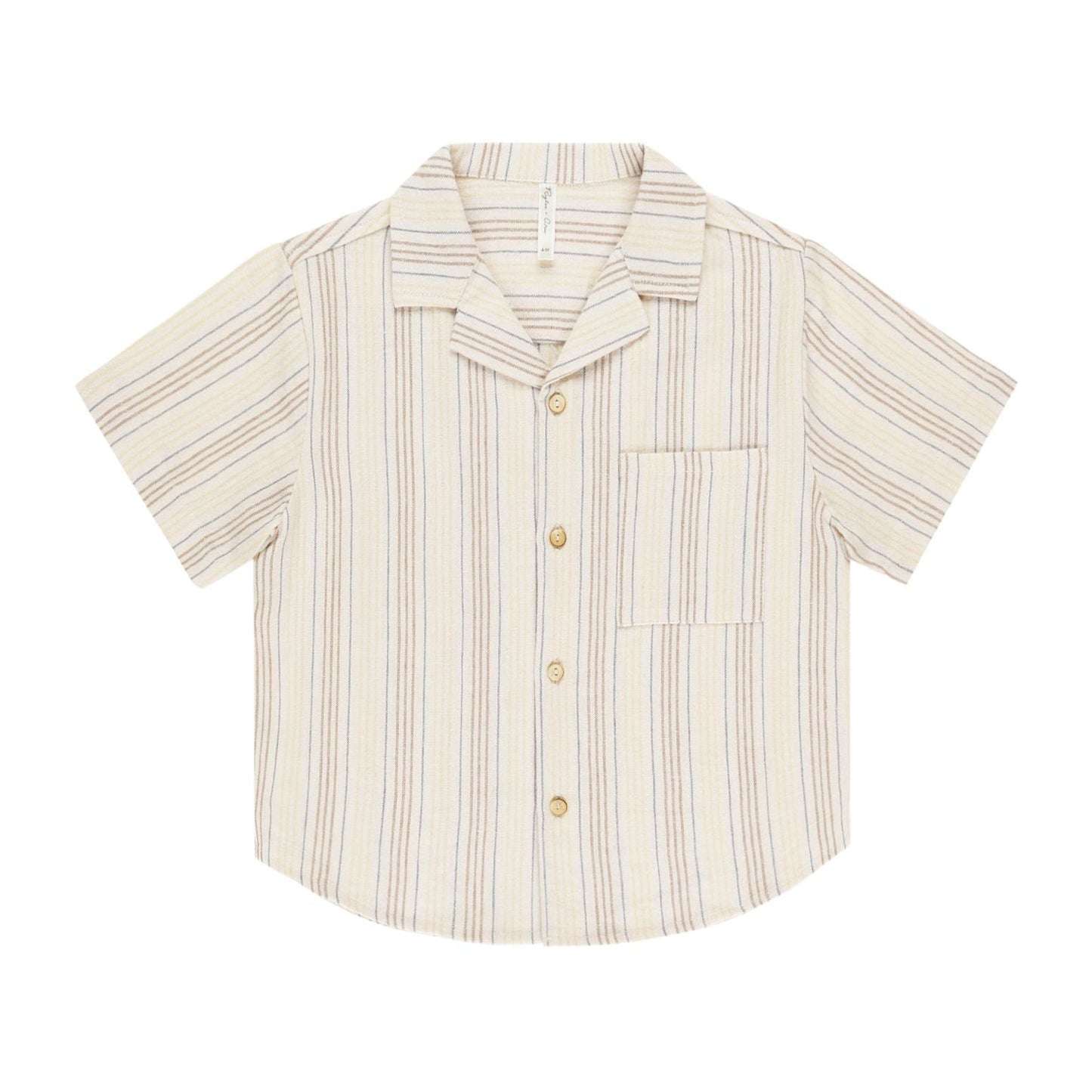 Lapel Collar Shirt || Summer Stripe