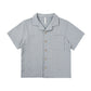 Lapel Collar Shirt || Blue Stripe
