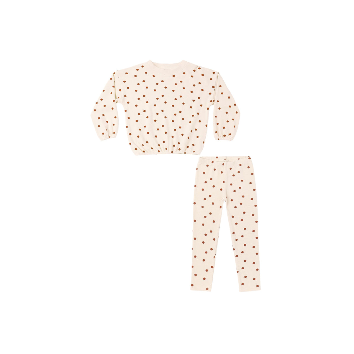 Spongey Knit Set || Ruby Dots