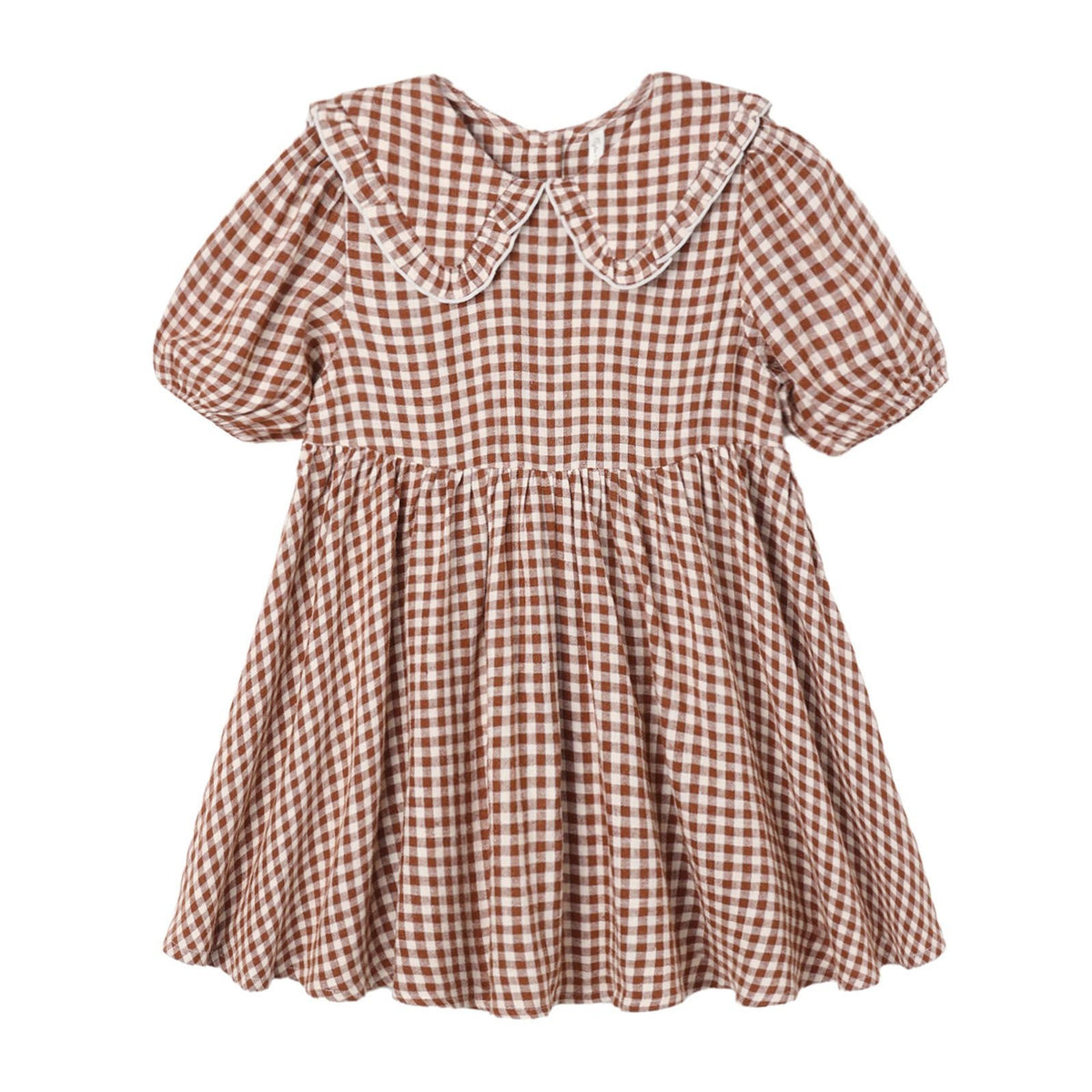 Camille Dress || Brick Check