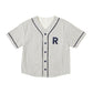 Baseball Shirt || Navy Pinstripe