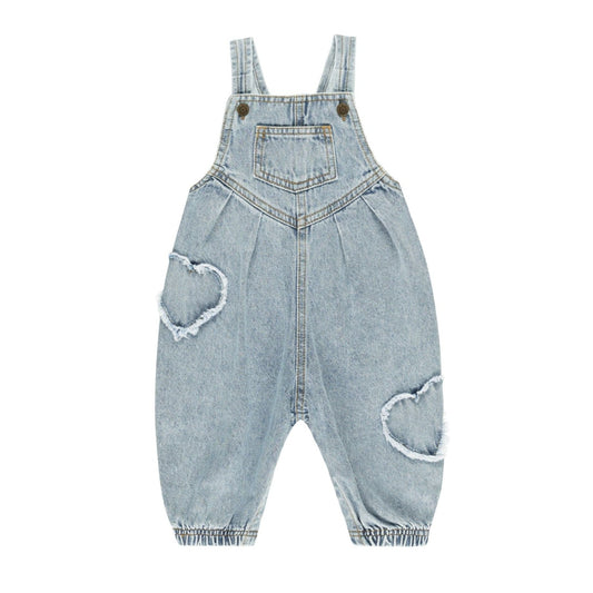 Vintage Overall || Light Washed Denim