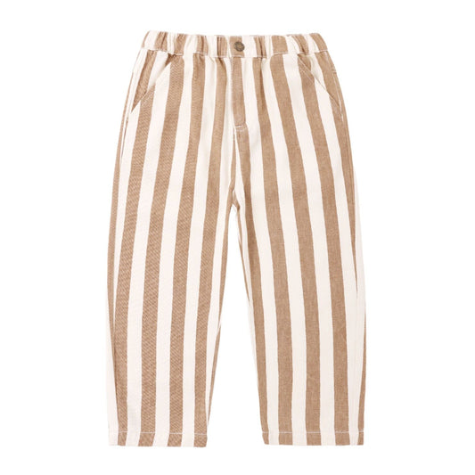 Baggy Pant ll Fawn Pinstripe