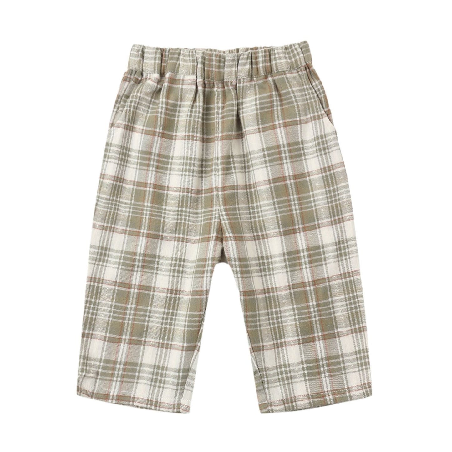Palmer Pant Olive || Dobby Plaid