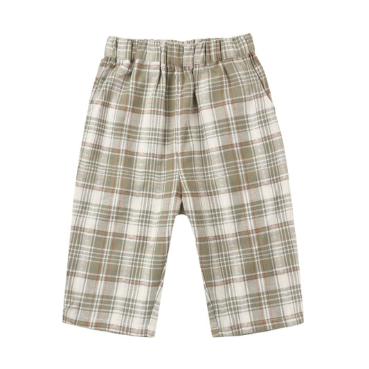 Palmer Pant Olive || Dobby Plaid