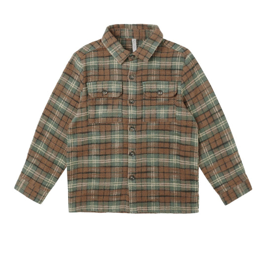 Pocketed Flannel Shirt || Holiday Plaid