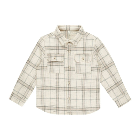 Collared Long Sleeve Shirt || Rustic Plaid