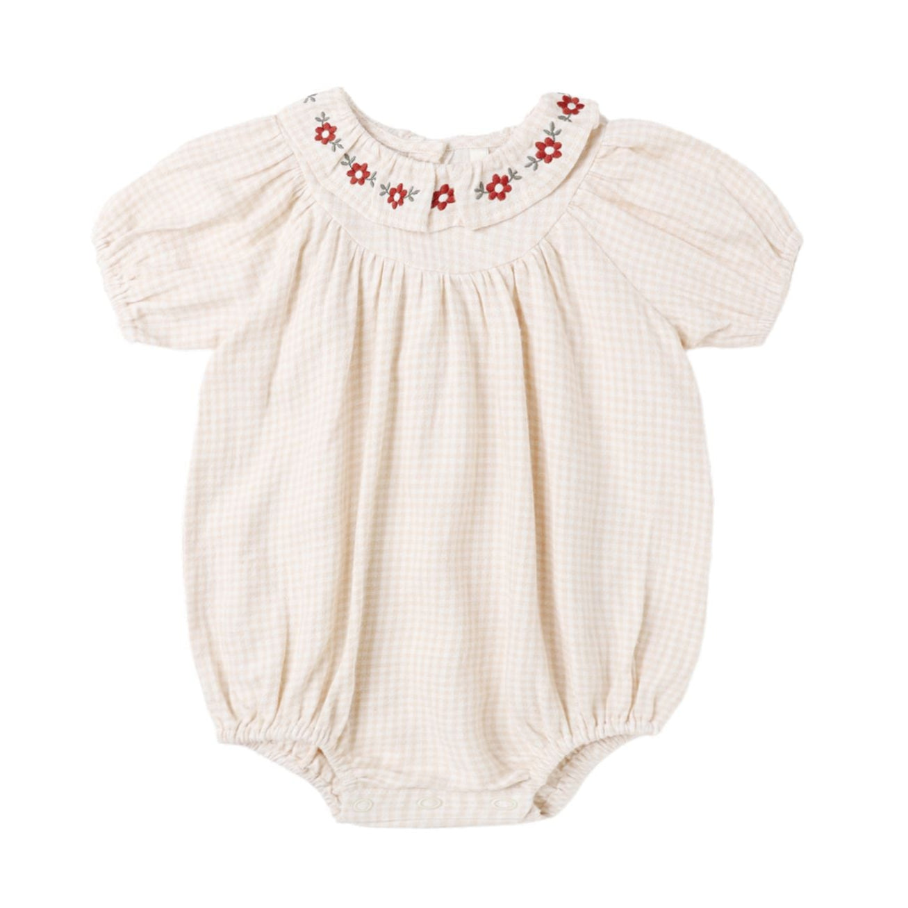Lula Romper || Petal Gingham