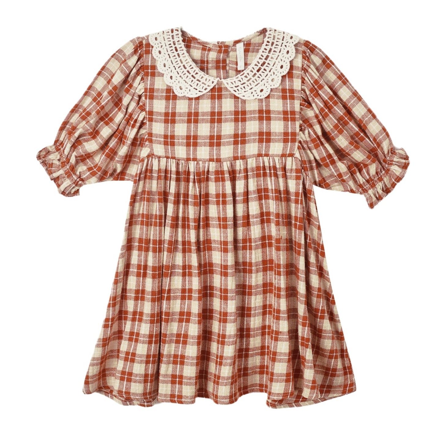 Heidi Dress || Red Plaid
