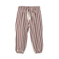 Relaxed Jogger || Burgundy Stripe