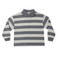 Rugby Polo ll Sage Stripe