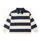 Rugby Polo || Navy Stripe