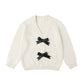 Bow Cardigan || Natural