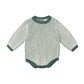 Haywood Romper || Green Stripe