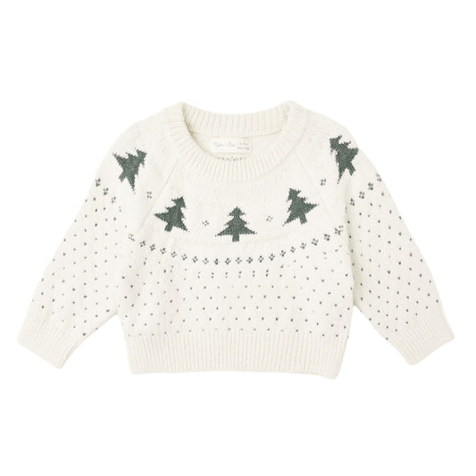 Fair Isle Sweater || Trees