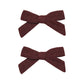 Bows, Set Of 2 | Burgundy