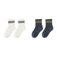 Stripe Socks, 2-pack | Ivory, Navy