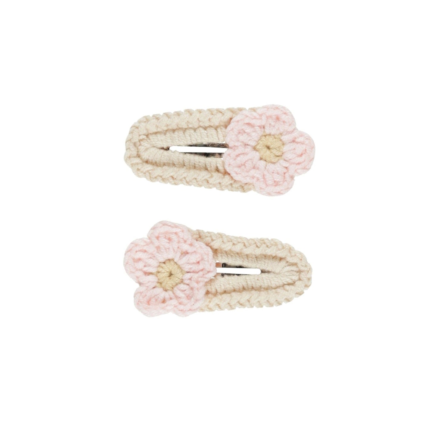 Crochet Clips || Pink Daisy