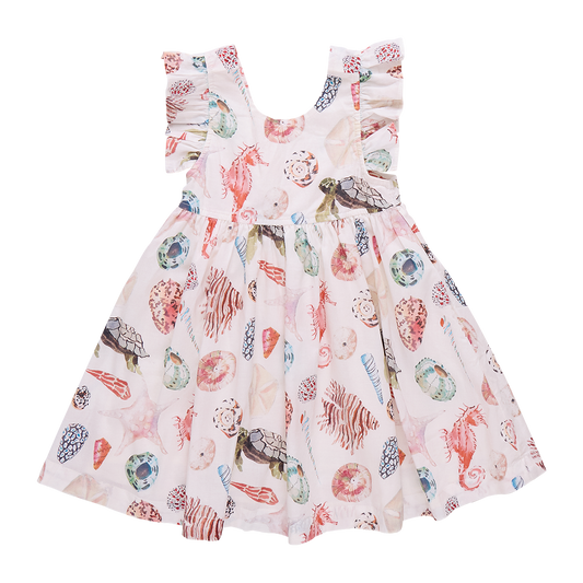 Liv Dress - Watercolor Shells