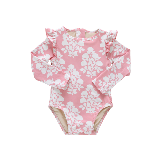 Baby Girls Rachel Suit - Pink Bouquet Floral