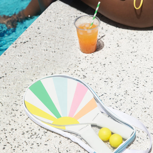 Pool Side Beach Paddle Set Pastel Gelato