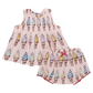 Baby Girls Jaipur 2-PC Set - Pink Soft Serve
