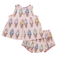 Baby Girls Jaipur 2-PC Set - Pink Soft Serve